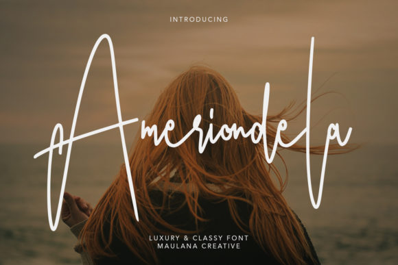 Ameriondela Font: A Luxurious Script for Your Brand
