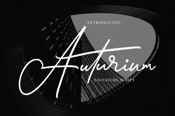 Auturium Font: A Handwritten Typeface That Elevates Web Design