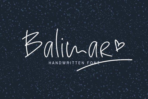 Balimar: A Handwritten Typeface That Elevates Web Design