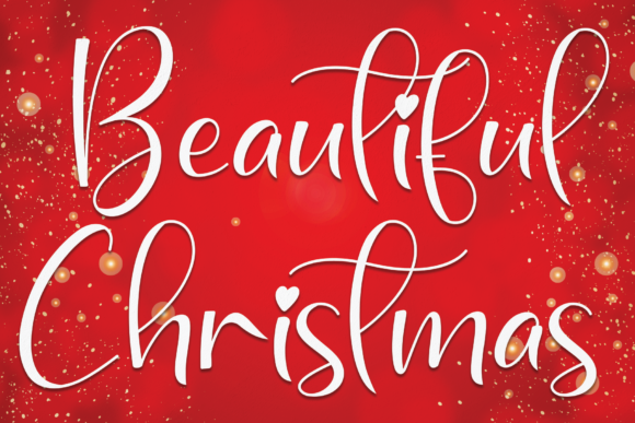 Beautiful Christmas Font: A Delightful Script for Holiday and Romantic Crafts