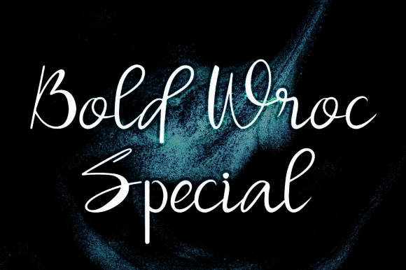 Bold Wroc Special: A Handwritten Typeface for Heartfelt Design