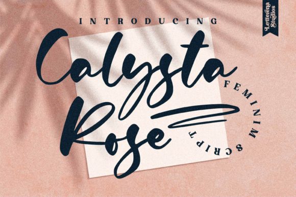 Calysta Rose: A Script Font That Elevates Editorial Design