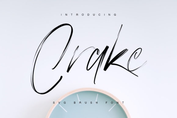 Crake: A Handwritten Font for Editorial Design