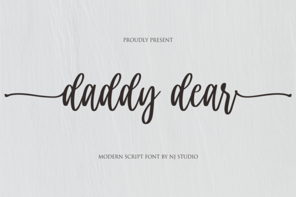 Daddy Dear: A Premium Script Font for Strong Brand Campaigns