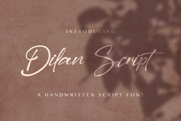 Dilan: A Script Font with Personality for Modern Branding