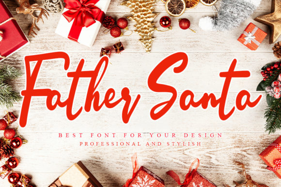 Father Santa Font: A Festive Typeface for Polished Branding