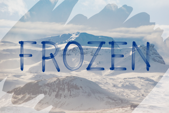 Frozen Font: A Delicate Script for Modern Web Design