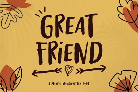 Great Friend: A Handwritten Typeface for Digital Designers