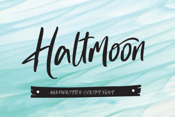 Haltmoon: A Handwritten Typeface for Editorial Impact
