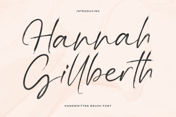 Hannah Gillberth Font: A Web Designer’s Elegant Script Pick