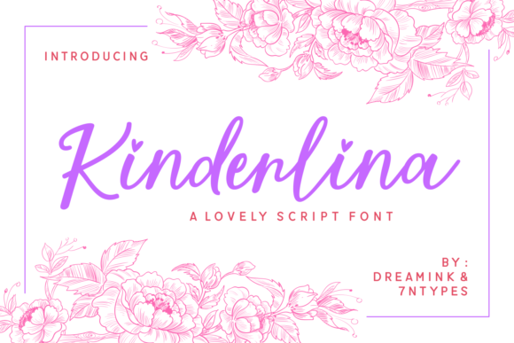 Kinderlina: A Romantic Font for Makers