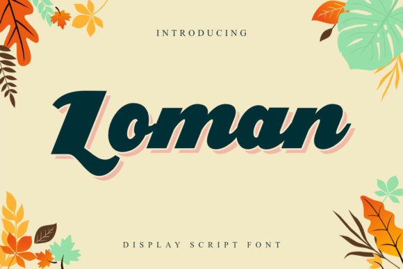 Loman: A Bold Handwritten Typeface for Editorial Design