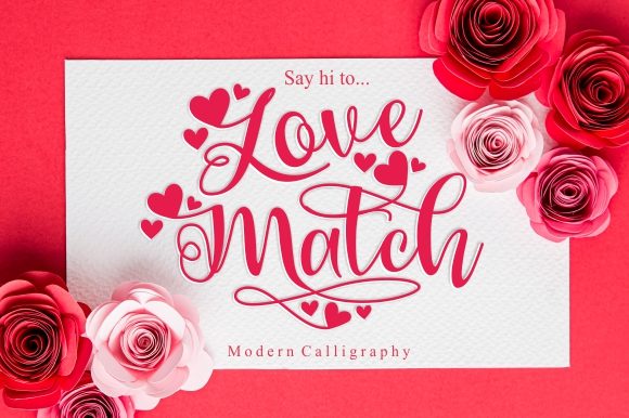Love Match: A Handwritten Font for Romantic Branding