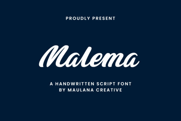 Malema Font: A Bold Handwritten Typeface for Impactful Campaigns
