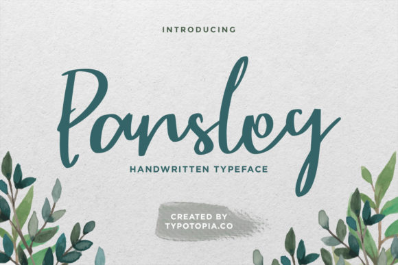 Parsley: A Handwritten Font That Elevates Digital Branding