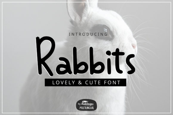 Rabbits Font: A Handwritten Typeface for Campaign Creativity
