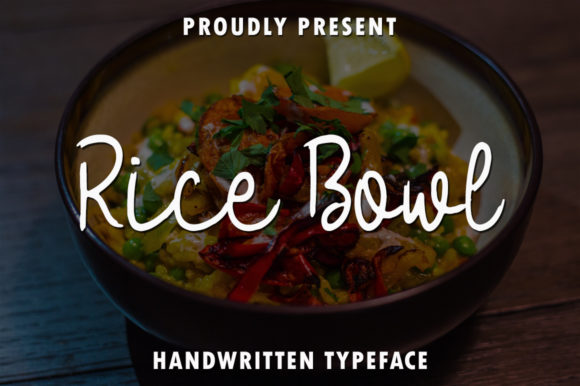Rice Bowl Font: A Joyful Script for Modern Web Design
