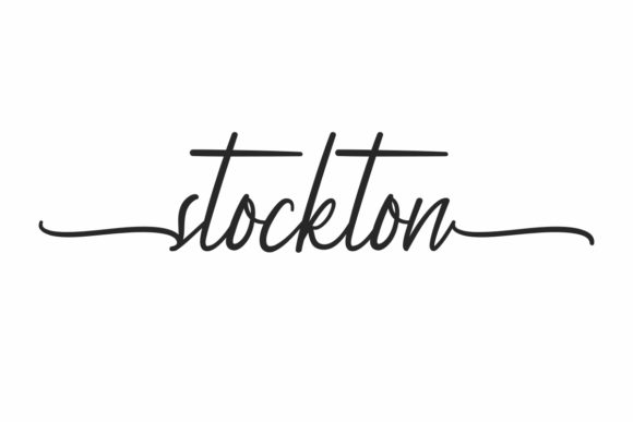 Stockton: A Handwritten Typeface for Editorial Elegance