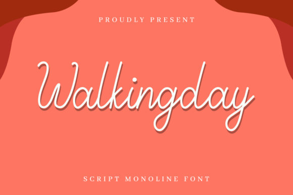 Walkingday Font: A Handwritten Typeface for Polished Branding