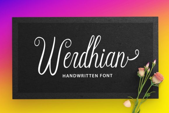 Werdhian Font Review: A Tall and Elegant Handwritten Typeface for Modern Branding
