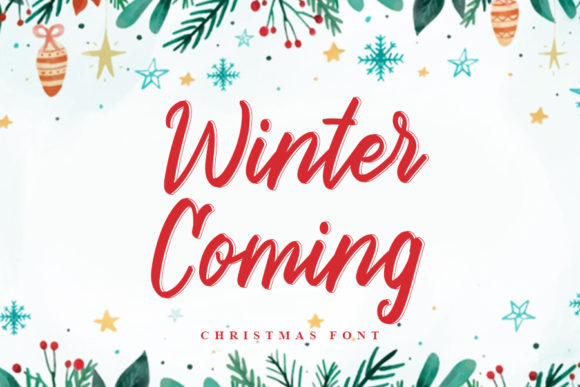 Winter Coming Typeface: A Joyful Script for Digital Branding